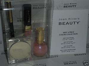 Joan Rivers Beauty Mist 4 piece set lip gloss liner NEW  