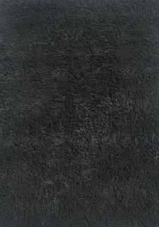3x5 Black Chenille Cotton Shag Plush Thick Area Rug  