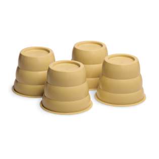 Headwind Neutral Sandy Beige Bed Risers 820 1508 by Headwind at  