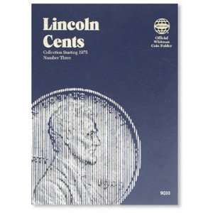  Whitman Lincoln Cent #3 Folder (1975 2013) #9033 Toys 