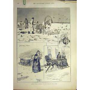  1891 Siberia Winter Sketches Price Yeniseisk Market