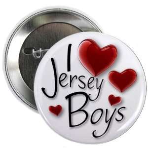  I HEART Jersey Shore Boys 2.25 inch Pinback Button Badge 