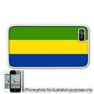  Gabon Gabonese Flag Apple Iphone 4 4s Case Cover White 