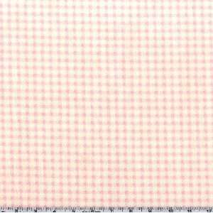  60 Wide Minky Houndstooth Baby Pink Fabric By The Yard 