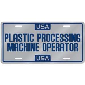   Usa Plastic Processing Machine Operator  License Plate Occupations