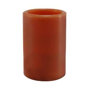   Flameless Candle Pillar with Timer and Gift Box, Orange Pumpkin Spice