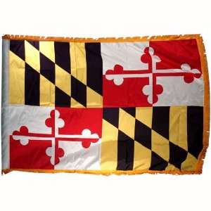  Maryland Flag 6X10 Foot Nylon PH and FR Patio, Lawn 