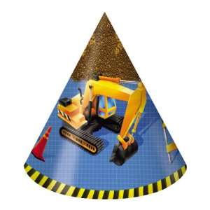  Construction Theme Children Party Hats Toys & Games