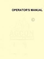 Massey Ferguson 110 130 Manure Spread Operators Manual  