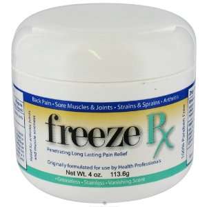  Freeze Rx Pain Relief Cream Jar 4 oz Health & Personal 
