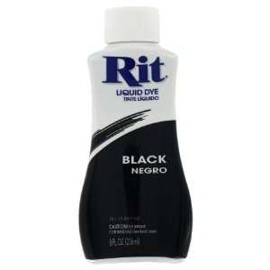 Rit Dye Liquid 8fl oz Black (3 Pack)  Grocery & Gourmet 