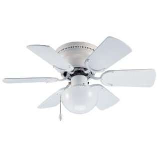 Hardware House 41 5968 Arcadia 30 Inch Flush Mount Ceiling Fan, White 