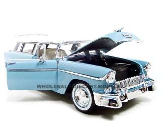 1955 CHEVROLET NOMAD BLUE 118 SCALE DIECAST MODEL  