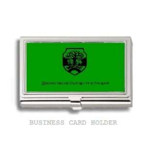  Bulgarian Hungarian Flag Business Card Holder Case 