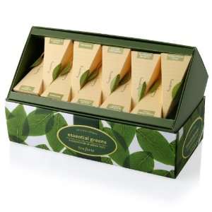 Tea Forte Essential Greens Ribbon Box   20 Silken Pyramid Infusers 