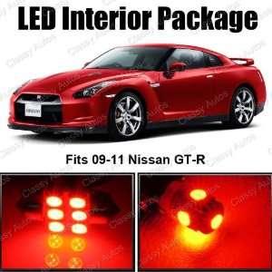 Nissan GTR Red Interior LED Package (7 Pieces)