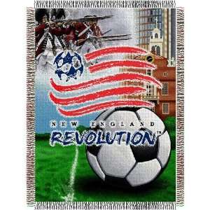 New England Revolution MLS Woven Tapestry Throw (Home Field Advantage 