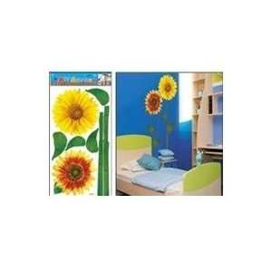  Large Sunflowers Wall Stickers Decals 
