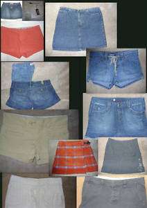 Ladies AE Gap Abercrombie 2 4 6 8 10 12 Shorts Skirt  