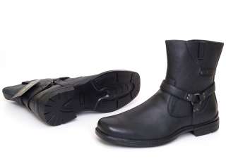 Mens Boots Dress or Casual Riding Style Leather Lined Shoes High Ankle 