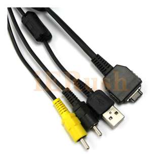 VMC MD1 USB AV Cable For Sony DSC W120 DSC W130 DSC H7  
