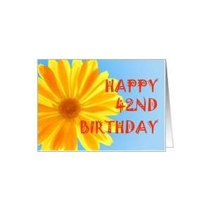  Happy yellow flower Card Toys & Games