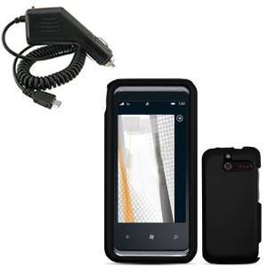  HTC Arrive Combo Rubber Black Protective Case Faceplate 