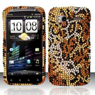BLING SnapOn Hard Phone Protector Cover Skin Case for HTC SENSATION 4G 