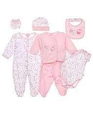 Duck Duck Goose Sugar and Spice 8 Piece Layette Set (Sizes 0M   9M)