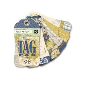  K & Company Tag Pad   Blue Awning Arts, Crafts & Sewing