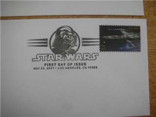 Star Wars First Day Covers. Set of 15 USA Stamps. 2007  