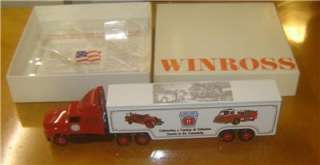 Winross Diecast Truck Ford Aerodyne Adams County 1/600  