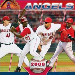  Los Angeles Angels of Anaheim 12 x 12 2008 MLB Wall Calendar 