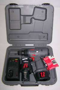 Skil Cordless 12v Drill HD2745 04 & Case, 2 Batteries  