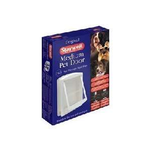 Staywell 740US Door Med White Clear Hard Flap Pet 