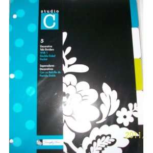  Studio C Decorative Tab Dividers with 1 Double Sided 