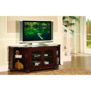   PIEDMONT COLLECTION TV STAND OPEN DISPLAY SHELVES NEW