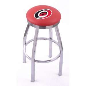 Carolina Hurricanes 30 Single ring swivel bar stool with Chrome 
