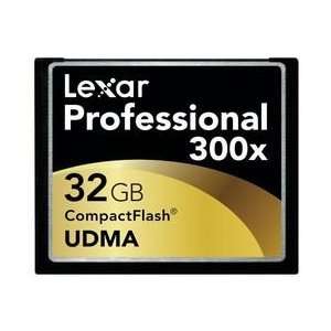  Lexar 32GB 300x Professional Compact Flash Card
