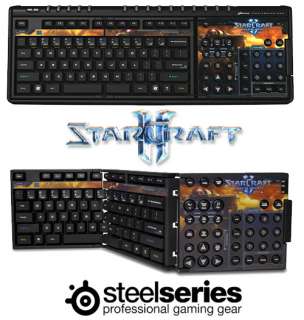 The SteelSeries Zboard Limited Edition StarCraft II gaming keyboard 