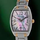 GUY LAROCHE Mens Swiss Couture Spiral Guilloche MOP Two Tone Watch ~$ 