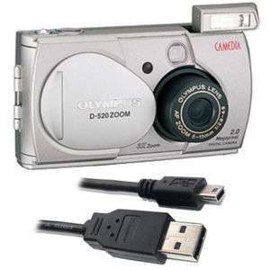 USB 2.0 DATA CABLE FOR OLYMPUS CAMEDIA D 520 CAMERA  