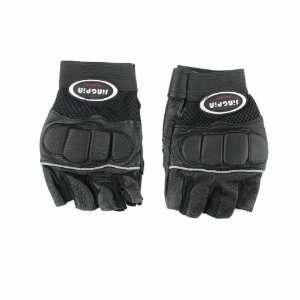  Leather Spandex Durable Fingerless glove for outdoor 