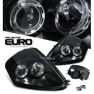  Depo Mitsubishi Eclipse 00 05 Projector Headlights Black 