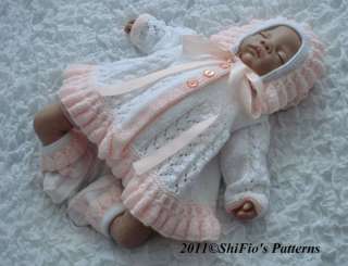 BABY KNITTING PATTERN 2 SIZES #188 by ShiFios Patterns  