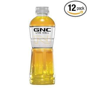 GNC Nutrition Active Energy Drink, Citrus, 20 Ounce (Pack of 12)