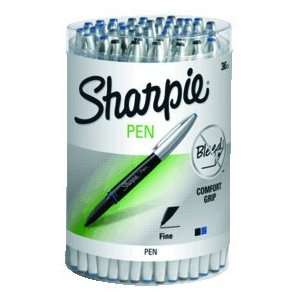  Sharpie Retractable Pen Blue/Black Fine 36 Ct Display 