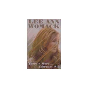 Lee Ann Womack   Theres More Where That Came From   Poster 25x37