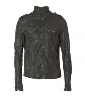 Mckay Leather Shirt Jacket, , , AllSaints Spitalfields
