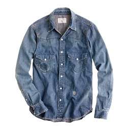 Chimala® denim western shirt $370.00